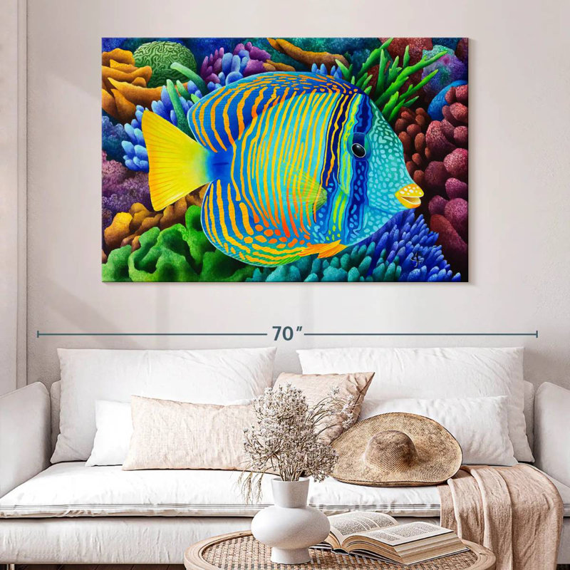 Sailfin Tang, 34" H x 51" W