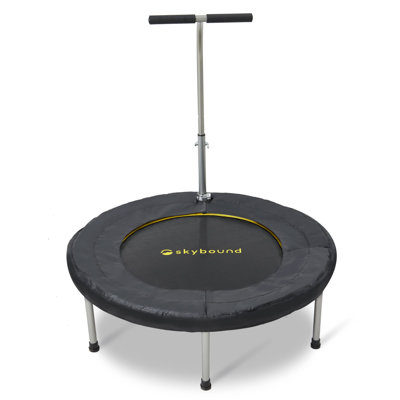 SKYBOUND Round Fitness Trampoline with Handlebar