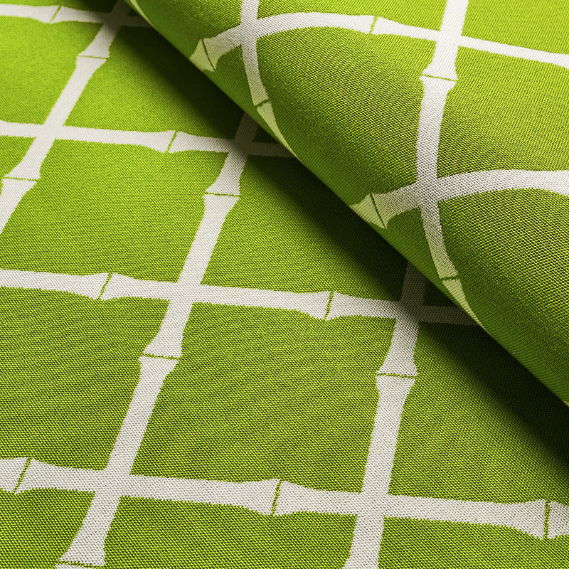 Bamboo Trellis Indoor/Outdoor Fabric, Leaf