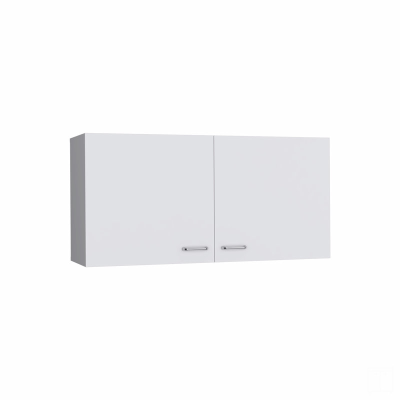 Armoire murale, deux tablettes, porte double