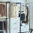 Freestanding Walk in Closet System with Metal Frame