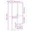 Manufactured Wood Wardrobe
