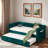 Upholstered Daybed With Trundle, Usb Port And Side Pockets-1367524561
