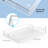 Acrylic Serving Trays With Handles, 16"X 12" Rectangle Sturdy Breakfast Tray, Decorative Trays Organiser,Clear