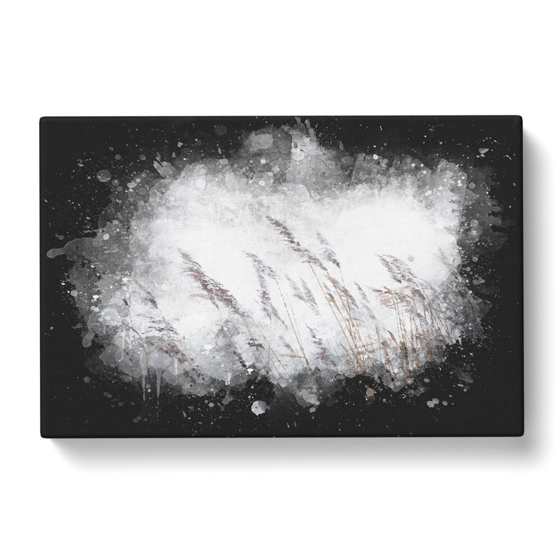 Reeds Blowing in the Wind - Wrapped Canvas Painting Print, 35cm H x 50cm W x 3cm D