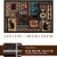Tapis rustique lavable en machine avec motifs animaliers Rustic Lodge-1252529672