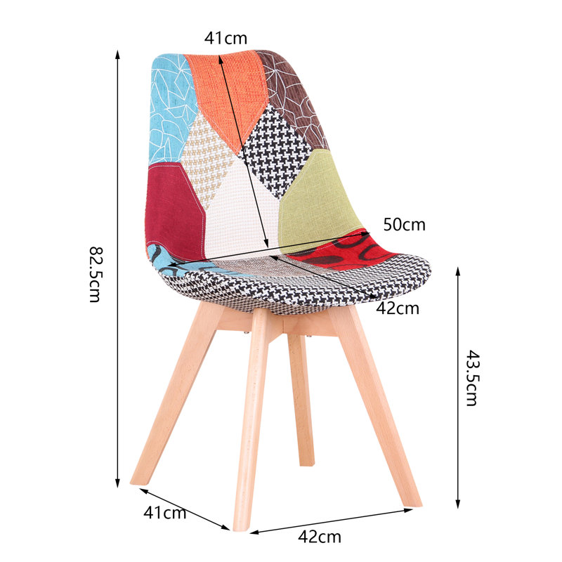 Ted 42.5cm H Fabric Upholstered Armchair
