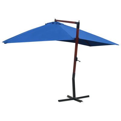 Begum 137.8" x 137.8" Rectangular Cantilever Umbrella