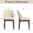 Bason Upholstered Faux Leather Dining Chairs Set of 4-116530375-112912425