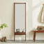 Miroir pleine grandeur rectangulaire en bois manufacturé-1456199169