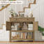 Latiasha 35.4'' Console Table with Drawers and Cabinet-1901360024