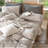 MooMee Lightweight Duvet Cover Set with Zipper Closure 8 Ties 100% Washed Cotton Linen Like Textured Soft Breathable All-Season-111701512-109236634
