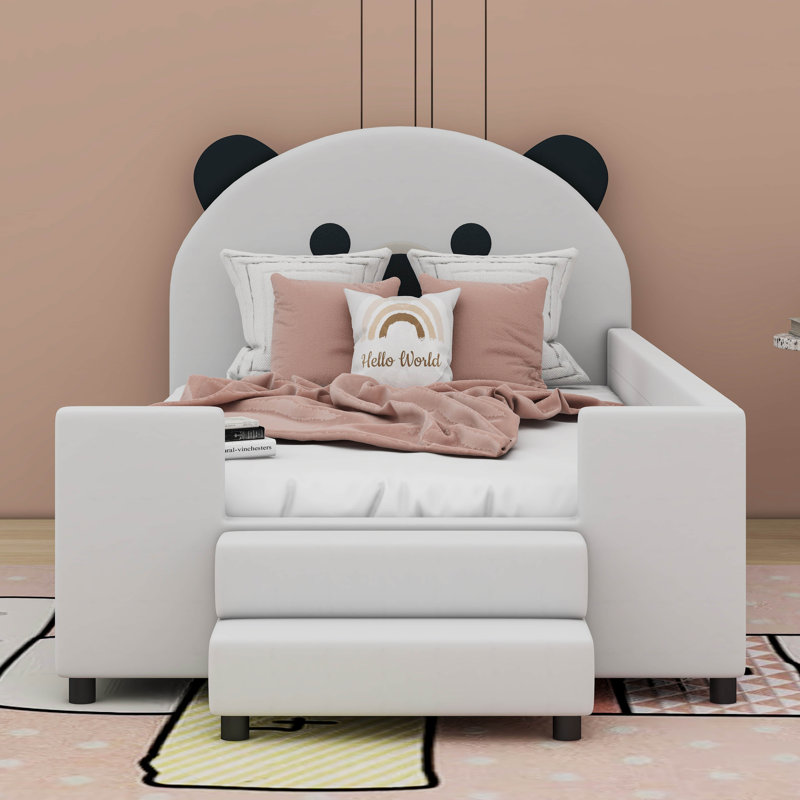 Lit avec rangement, Blanc