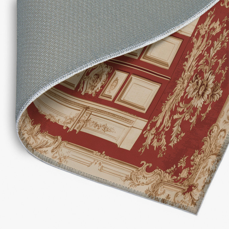Tapis d'intérieur et d'extérieur brun français