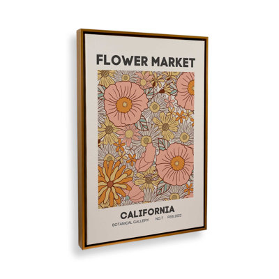 Marché de fleurs rétro en Californie