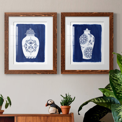 Sapphire Urn I - ensemble de 2 reproductions d'art