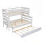 Lit superposé en bois de pin robuste avec lit gigogne, peu encombrant et durable pour les invités-1395655246