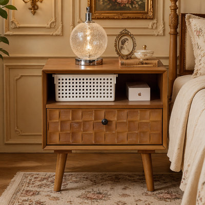 Table de chevet 22 po Mid-Century Modern