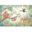Papier peint jungle tropicale, animaux mignons, aquarelle-1743988593-1743988558