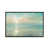 Distressed White Floater Framed Canvas