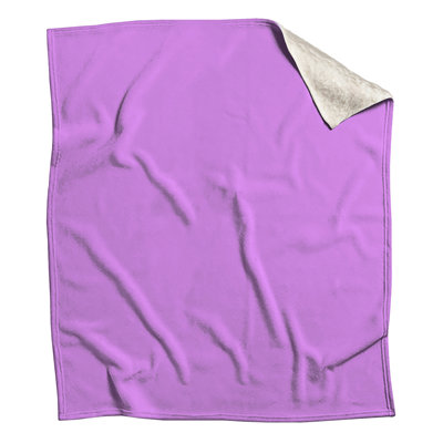 Couvertures unies de couleur mauve