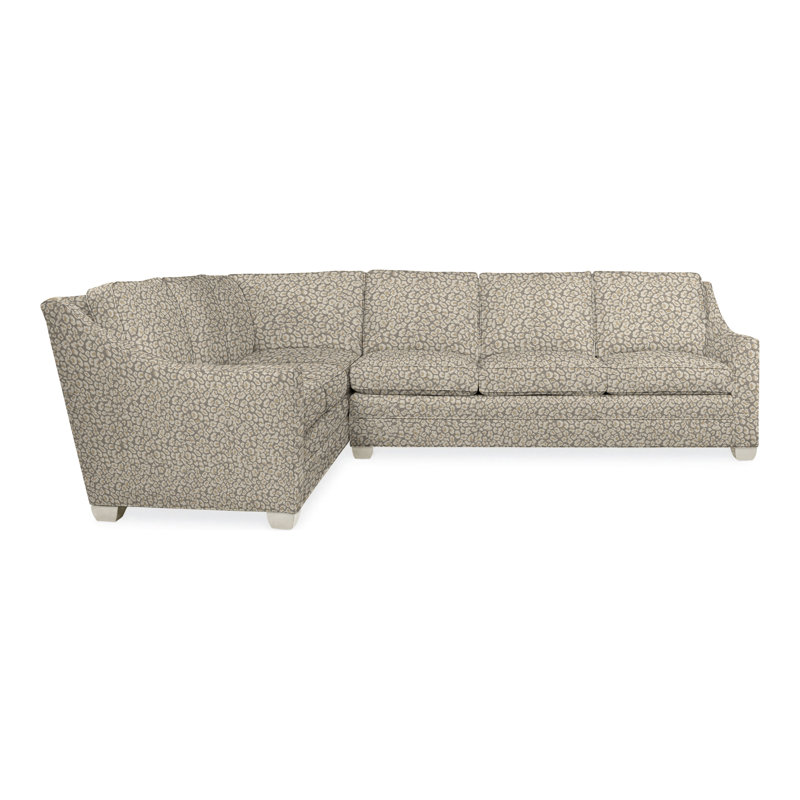 American Bungalow 2-Piece Nicholas Sectional, Wrenn, Kimoni Natural, No