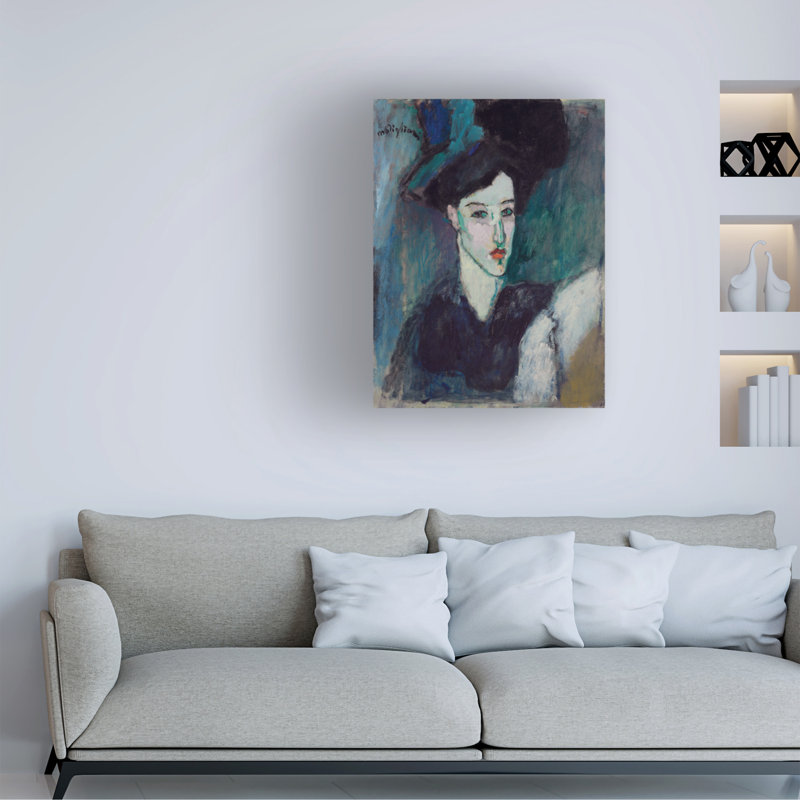 Amedeo Modigliani The Jewess; La Juive, art sur toile C.1907-1908, H 47 po x l 35 po