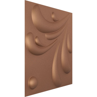 Panneau mural décoratif 3D en acacia EnduraWall l 19 5/8 po x H 19 5/8 po (couvre 2,67 pieds carrés)