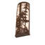 2 - Light Flush Mounted Sconce
