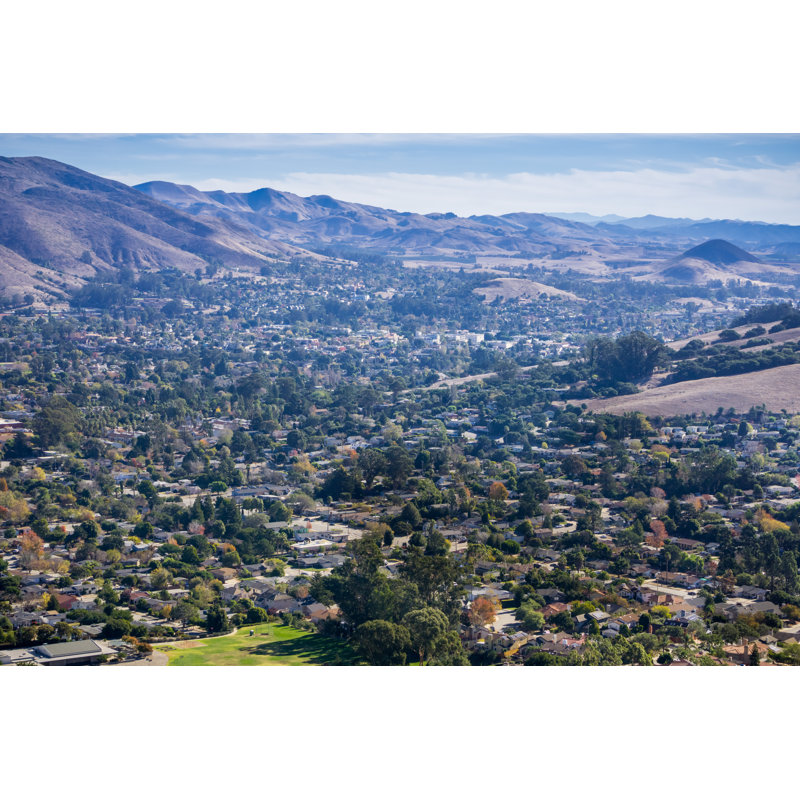 San Luis Obispo, California - Wrapped Canvas Print, 30cm H x 46cm W