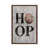 Classic Brown Wood Floater Framed
