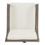 Ensemble de chaises d'extérieur Ensemble de chaises pour l'extérieur, jardin, bois brun noir et coussin beige-130134008