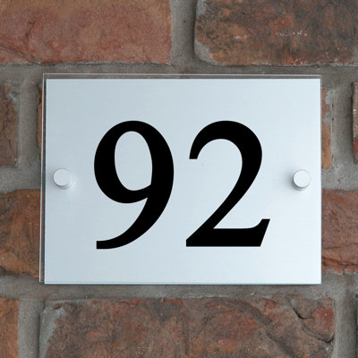 Champy 15cm H Plastic House Number
