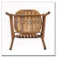 Fauteuil de patio extérieur en bois d'acacia