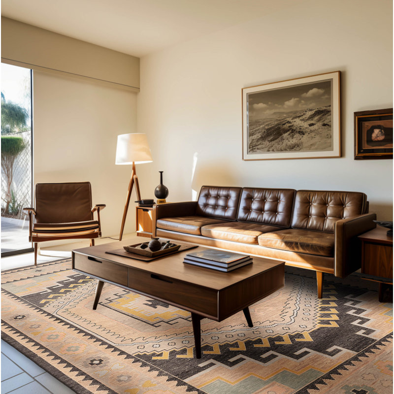 Modern Oushak Rug 8'10" x 11'10"