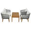 Ensemble de meubles d'extérieur 4 pièces avec coussins 4 pièces-1457762020