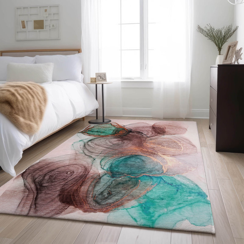 Tapis bourgogne de qualité supérieure 9 pi x 12 pi Cerrito AMF513, Rectangle 5 pi x 7 pi 6 po
