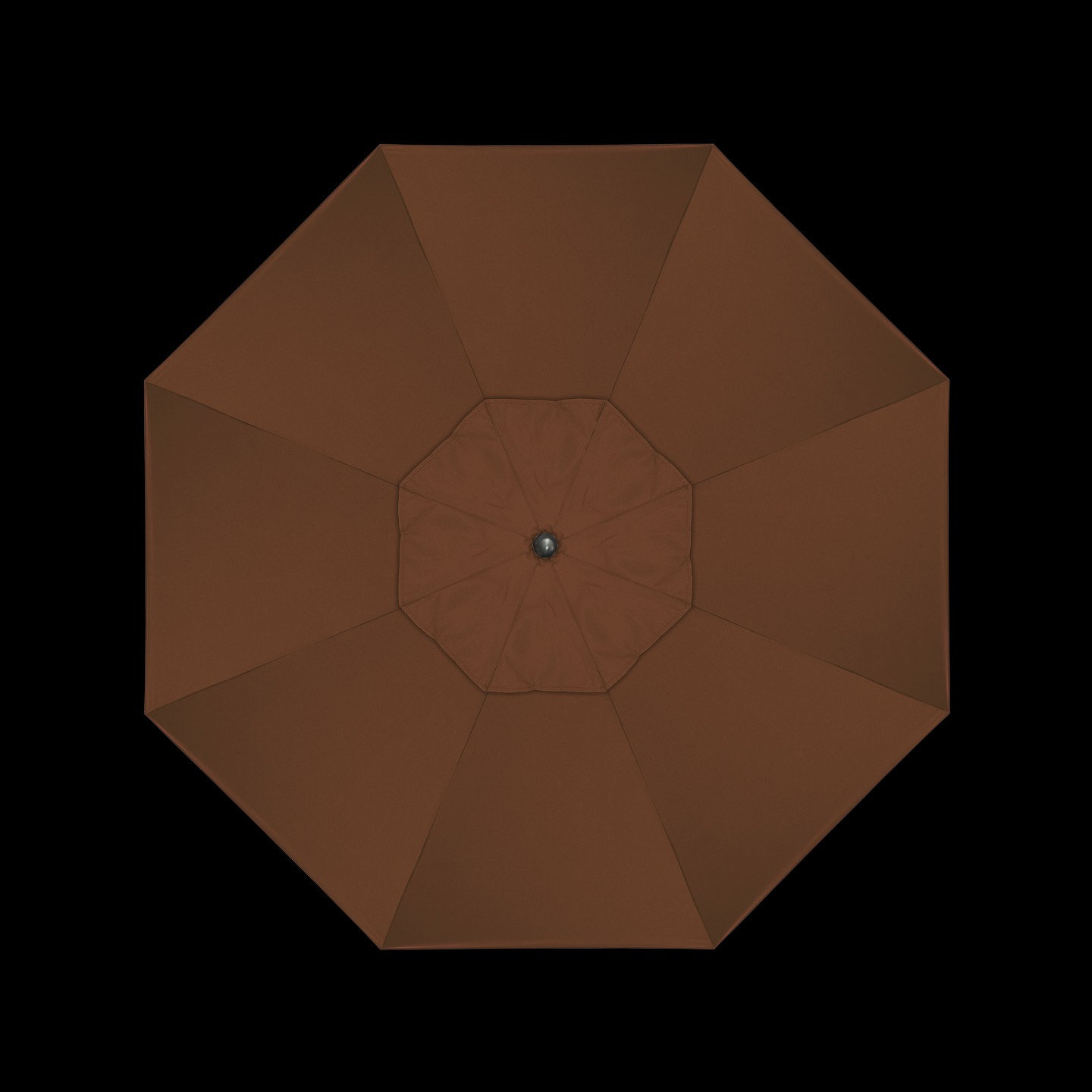 9' Market Sunbrella Umbrella, Canvas Bay Brown Sunbrella® Canvas