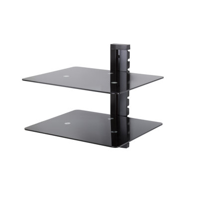 Vernita 2 Piece Glass Tiered Shelf