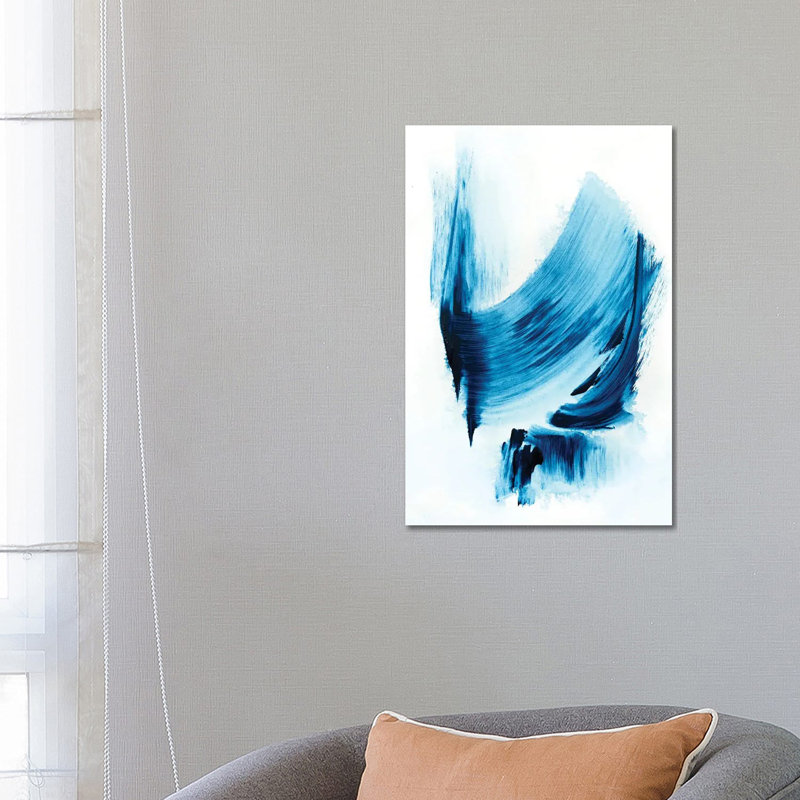 Royal Blue III - Print on Canvas, Wrapped Canvas, 66.04 cm H x 45.72 cm W x 3.175 cm D