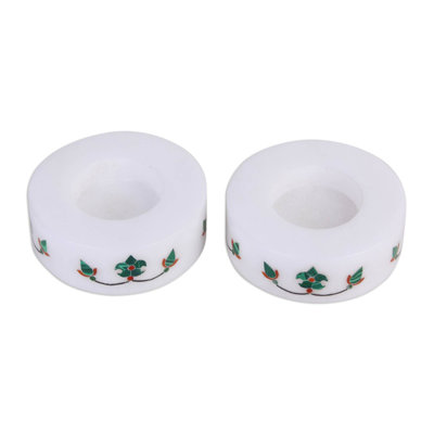 1'' H Stone Tabletop Tealight Holder
