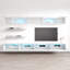 Meuble audio-vidéo mural flottant moderne de 126 po avec éclairage à DEL 16 couleurs Bergenia-1575221096