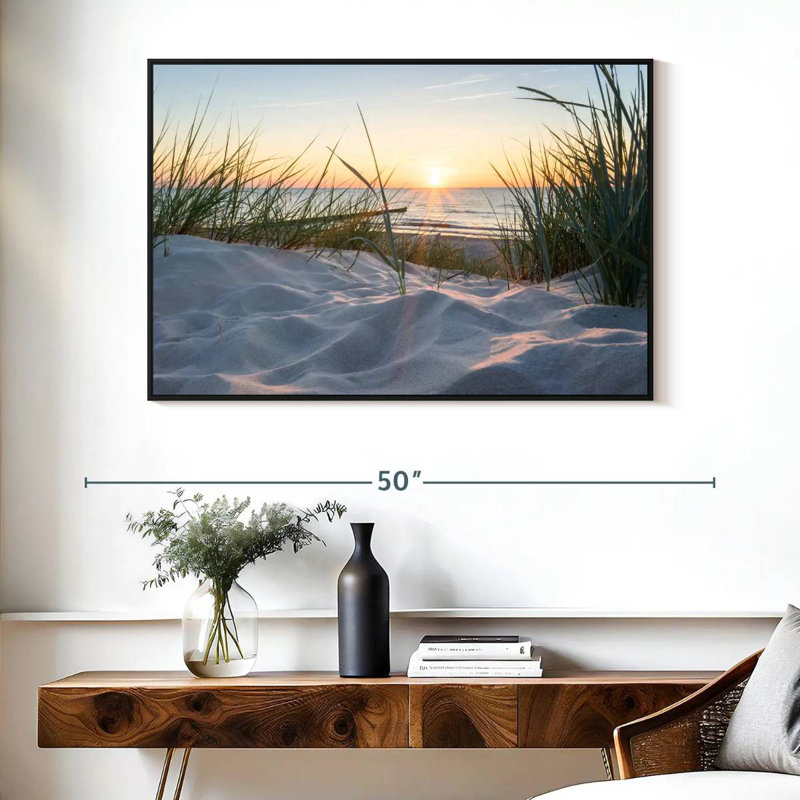 Tuley de la mer Baltique, Cadre flottant noir, 40 po x 27 po