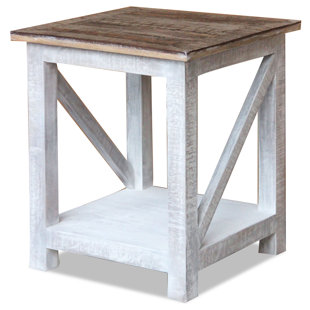 Solid Wood End Table