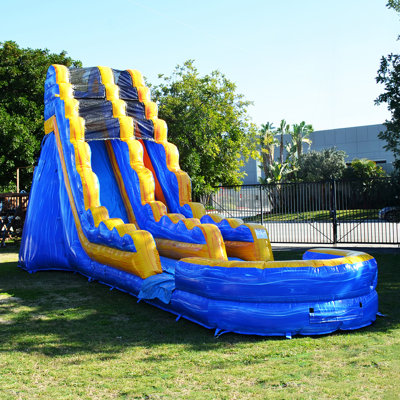 Glissade d'eau gonflable JumpOrange