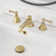 Widespread 2-handle Bathroom Faucet with Drain Assembly