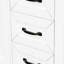 Base de meuble-lavabo 36 po. Unité de rangement à tiroir blanc. Bois d'hévéa massif et mobilier moderne. Autoportant. Armoire requise pour l'assemblage. Rangement autoportant. Nécessaire-118731787