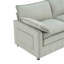 Fauteuil d'appoint rembourré moelleux de 31,9 po avec coussin double et poches de rangement latérales Modern-2121435842