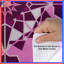 Housses de couette roses à motif kaléidoscope-127458832