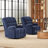 Heald 40.94"W Upholstered Swivel Rocker Recliner-1191926215